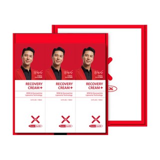 파워풀엑스 장민호 리커버리크림 플러스 스페셜 콜라보 선물세트 G08 100mlx3, 300ml, 1개