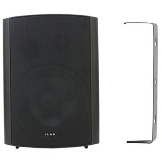 방수 스피커 BH-58 120W 외부용 야외용 벽걸이 스피커 LOW/HI 겸용 + 브라켓 포함 1통, 블랙