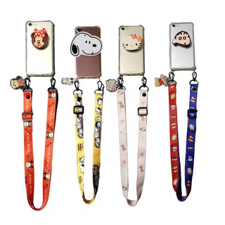 갤럭시 A32 (A325) 핸드폰 케이스 목걸이 + 스마트톡 + 투명젤리 세트 추천 스트랩줄 거치대 방탄 실리콘 휴대폰 케이스