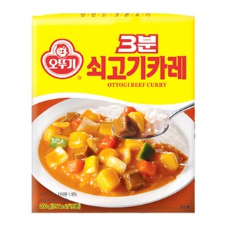 오뚜기 3분 쇠고기카레 X 12개입