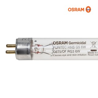 오스람 UVC 살균램프 6W G6T5 자외선 UV램프 칫솔살균기램프, 543895, 1개