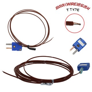 [JTS] T타입 WIRE 0.32 1M SMPW-T-M 열전대 TES 테스토 SUM, 1개