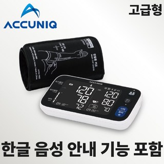 셀바스헬스케어 음성안내 아큐닉 혈압기계 블루투스 가정용 병원용 팔뚝형 ACCUNIQ, 1개, 고급형