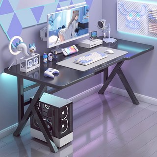 COSYEVNO 게이밍 컴퓨터 책상 1200 게이밍책상, 블랙