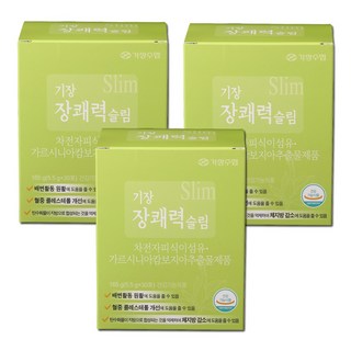 기장 장쾌력 슬림 6주 (90포), 165g, 3개