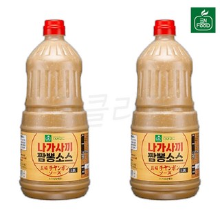 [31마켓] 이엔푸드 나가사끼 스타일 짬뽕소스, 2개, 1.8L 나가사끼짬뽕소스