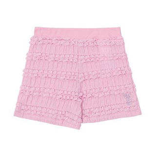 [프랜치켓] 여아여름반바지 핑크 레이스 바지 Q53DKP300P1