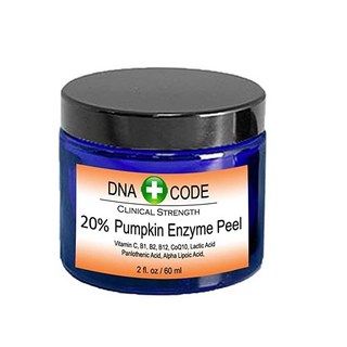 DNA CODE-20％ 호박 효소 껍질 2온스 강화 Vita.C 포함 B1 B12 CoQ10 젖산, 4 Ounce, 1개
