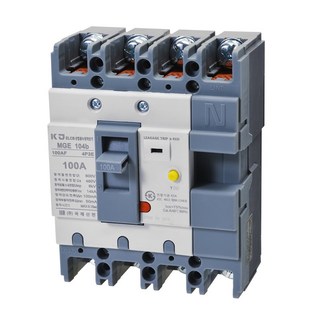 국제 산업용 누전차단기 MGE-104b 100A 14kA 4P3E 100AF ELCB, 1개