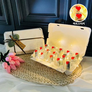 러블리팜 에그머니박스+LED 조명, 러브 ver. 15구, 1개