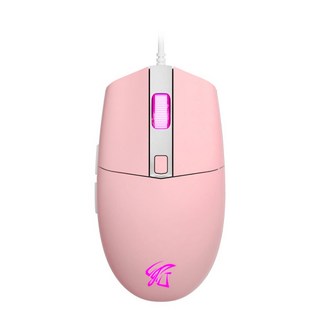 앱코 HACKER 프로페셔널 게이밍 마우스, A660 3325, 핑크