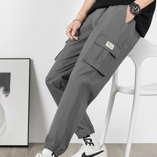 남자 허리밴딩 카고 조거팬츠