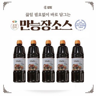 오색단지 만능장 소스 1050gX5병34663591, 1.05kg, 5개