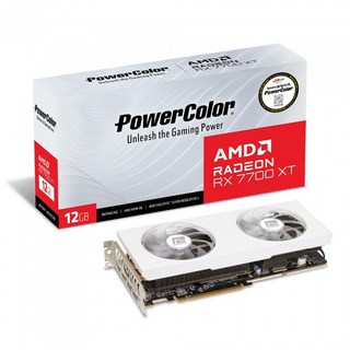 PowerColor PowerColor 라데온 RX 7700 XT D6 12GB White 대원씨티에스, RX7700XT
