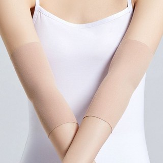 살색 자전거 여름 초박형 니워머 색상 길이 얇은 워머 모달 색 롱 팔꿈치 살토시, 1개, 색 20cm 팔꿈치