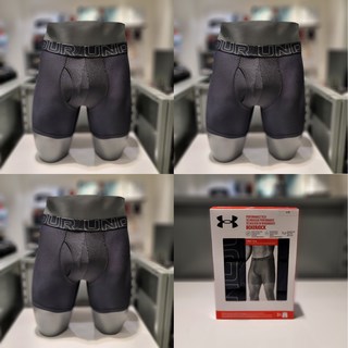 [언더아머] NC강남점 허리밴드가 돋보이는 기능성 남성 UA 퍼포먼스 드로즈 Tech 6인치 Boxerjock 3팩세트 블랙 1387414-[001]