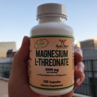 Double Wood Magnesium L-Threonate 2000mg 더블 우드 마그네슘 트레온산 100캡슐, 100정, 1개