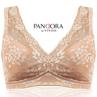 비비안 노와이어 노몰드 레이스마담브라 80A-100B 브래지어