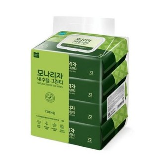 모나리자 트렌디한 내추럴 티 물티슈 캡형 72매x