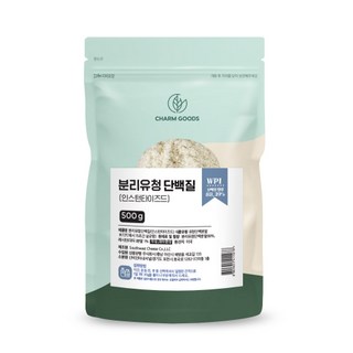 [참굿즈] 분리유청단백질 프로틴파우더 WPI 단백질쉐이크 500g /팩, 3개
