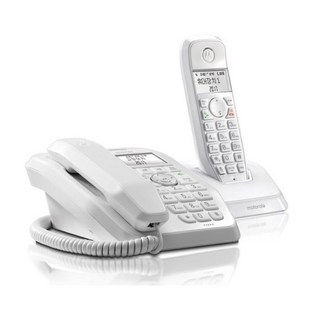 모토로라 디지털 유무선 전화기 SC-250A, SC250A(WHITE)