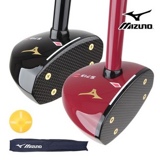 (미즈노/일본직수입정품) 2023년 S-713 파크골프 클럽(3종 세트 구성) 와인레드 85cm 상품 이미지