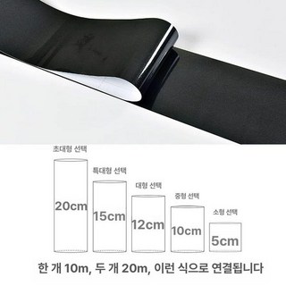 이제이무드 테두리시트지 몰딩 거울녹 거울 유리, 가운데, 1개, 구운 검은색 10미터