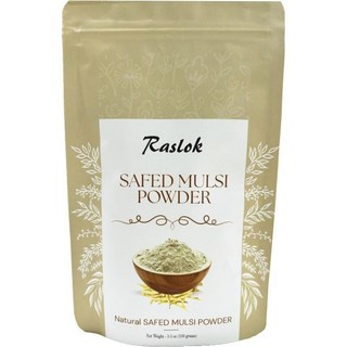 Pure Safed Musli Powder | White Musli | Svet Musli Powder | Chlorophytum Borivilianum (3.52 Oz), 8 Ounce (Pack of 1), 1개