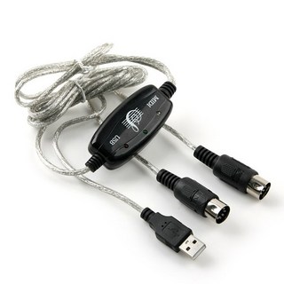 컴스 USB 컨버터 미디 케이블 사용 모습