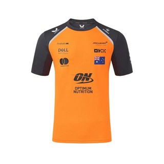Castore McLaren F1 남성용 2025 오스카 피아스트리 팀 셋업 티셔츠 팬텀 / 가을 영광 XL