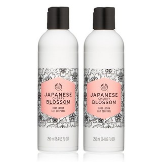 The Body Shop Japanese Cherry Blossom 바디로션 250ml x2개 더바디샵 벚꽃 체리블라썸