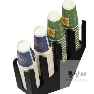 4구 종이컵 정리함 보관대