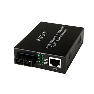 광컨버터 이더넷 SC UTP RJ45 미디어 변환기 멀티모드 기가비트 kt, 14cm, 1개, 블랙