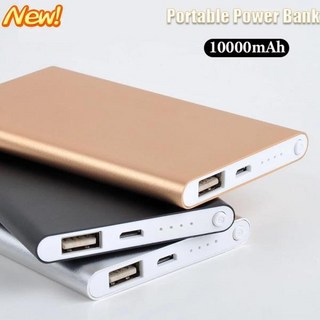 삼성 화웨이 샤오미 아이폰용 모바일 전원 공급 장치 USB-C 양방향 고속 충전 외부 백업 충전기 휴대용 보, 03 gold, 01 10000mAh, 1개