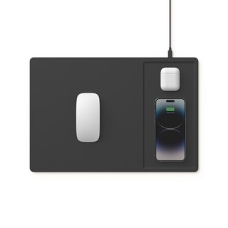 파우트 HANDS3 PRO DUAL 듀얼 무선충전마우스패드