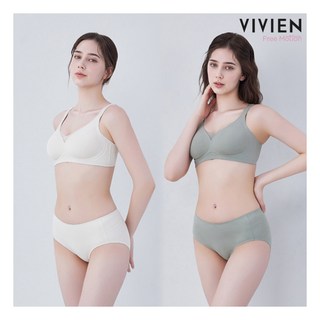 비비안 프리모션 퓨징 브라팬티 2세트