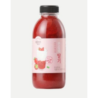 복음자리 진심의 딸기청 딸기라떼 과일청 1kg, 580g, 1개입, 2개
