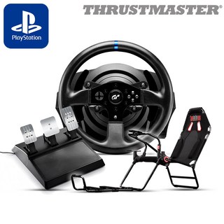 트러스트마스터 T300RS GT 레이싱휠 GT LITE 레이싱 시트 패키지(PS5 PS4 PC용)