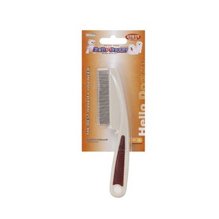 헬로도기 꼬마 일자빗 참빗자루형 강아지 고양이 애완용 빗 미용용품, 본상품선택, 1개