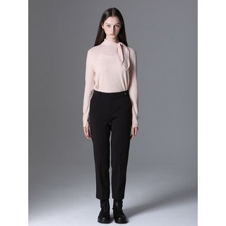 이앤씨 버튼 포인트 일자핏 슬랙스