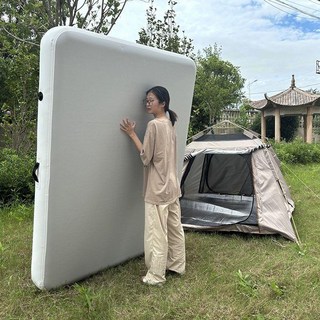 에어매트 경량 캠핑 에어 더블 텐트 매트 침대 캠핑용, 1개, 4. 4인용 2x2x0.2m 220V 공기펌프