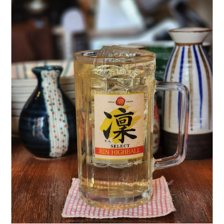 린 이자카야 하이볼잔 맥주잔 혼술 호프집 450ml 손잡이 유리잔, 6개