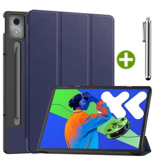 레노버탭 샤오신 패드 프로 12.7 2세대 2025 컴포터블 전용 케이스 커버 TB-373FU 375FC Lenovo Tab XiaoXin Pad Pro 12.7 2rd 케이스나라, 네이비, 1개
