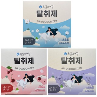 욕실의 여왕 탈취제 3종 세트 / 라벤더+블랙체리+클린코튼, 혼합, 3개, 230ml