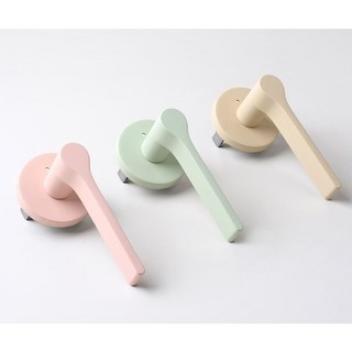 비플랜 파스텔 문손잡이 BPL-6501, 핑크, 1개