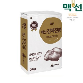 맥선 감자전분 20kg – 고품질 감자가루 1개 돼지감자전분 맥선 감자전분 20kg – 고품질 감자가루 1개 돼지감자전분