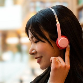 몬도 프리스타일 핑크 온이어 레트로 헤드폰 페더엘리아스, 단일속성, 없음