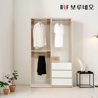 보루네오 비컴 1200 B세트 장롱 설치 후 모습