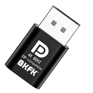 4K hdmi 더미 플러그 - 디스플레이 to 어댑터 홈 에디드 에뮬레이터-더미용 루나 가상 창 포트 헤드리스 동글 120Hz(4K-1-1), DP-4K-1P, 1개