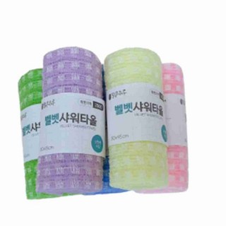 벨벳 롤 샤워 타월 30X95CM 샤워타올, 1개, 1개입